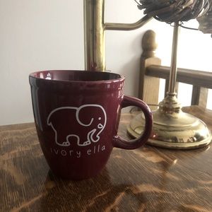 3/20$ Ivory Ella Maroon Mug